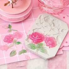 DIY Rose Silicone Mold For Resin Candle Soap Craft Decor