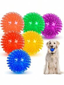 1 pièce Jouet à piauler pour chien (6 couleurs), Jouet à mâcher pour chien petit/moyen/grand, Jouet nettoyant pour les dents pour un mâchage agressif