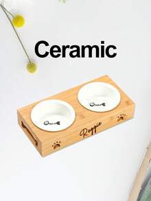 Ciotole per animali domestici in legno personalizzate, ciotole in ceramica per animali domestici, ciotole per gatti in acciaio inossidabile, ciotole per cani, tavoli da pranzo per animali domestici in legno, ciotole per bere cani, ciotole in acciaio inossidabile, rastrelliere per ciotole in legno, rastrelliere per ciotole per animali domestici incise personalizzate con nomi per gatti e cani, set di ciotole per cibo personalizzati per cani e gatti. - Multicolore - Visualizzare 12