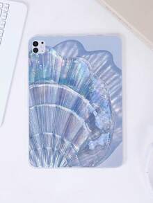 1pc Transparent Colorful Painted Shell Pattern Lightweight & Ultra-Soft TPU Minimalist/Personalized IPad Tablet Protective Case, Compatible With IPad 10th Gen, IPad 9.7/10.2/10.5/10.9/11 Inch, IPad Air 11 Inch (M2) - 2024, IPad Pro 11 Inch (M4) - 2024 - Multicolor - View 1