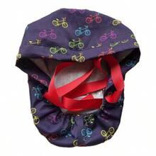 Floral Print Casual Polyester Work Cap, Multi-Seasonal Sports Hat - Plus Size Ribbon Hat - View 14