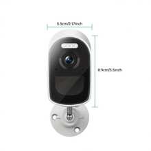 1PC Solar-Powered Outdoor Wireless Security Camera, 5G WiFi, 2K High-Definition Intelligent Surveillance Camera, Night Vision Function, Spotlight And Alarm, Two-Way Audio, Home Security Camera, 210-Day Battery Life, Waterproof And Dustproof, Remote Monitoring Camera, Smart Home Security Camera, Supports Cloud Storage And TF Card (Needs To Be Purchased), Protecting Your Home
