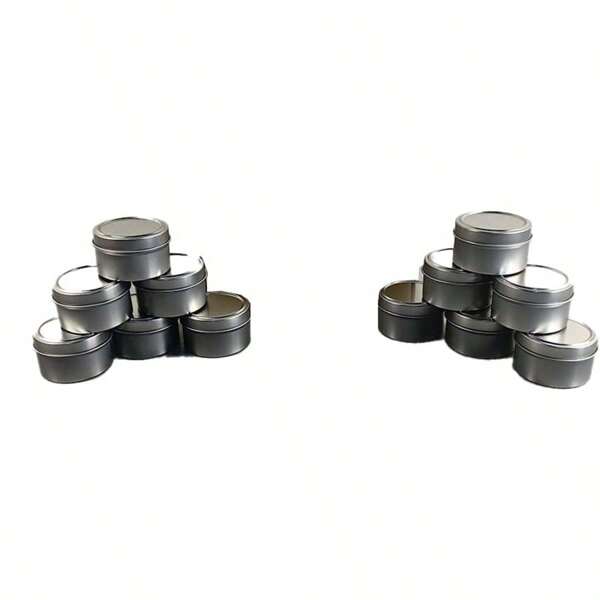 12pcs Candle Tins 4oz Candle Tins For DIY Candle Making Candle Container