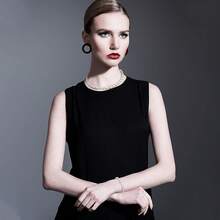 Glenmal Pearl Rhinestone Jewelry Set For Women Pearl Necklace Bracelet Earrings For Wedding Birthday Bridal Shower Tea Party - 迷人風格 - 查看 6