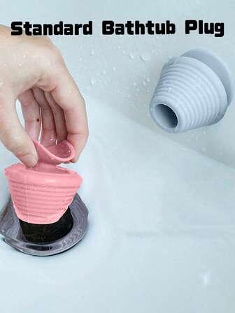 1 Evrensel Küvet Tıkacı, Tahliye Koku Giderici Tıkacı, Küvet Ve Banyo Lavabo Boru Tıkacı, Banyo Aletleri Banyo Dekoru