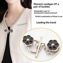 2/4/6pcs Mixed Style Jeans Waistband Accessories: Metal Waist Adjusters With No Holes, Invisible Waistband Buttons, Ironed Jeans Buttons, Adjustable Waist, No Traces, Fasteners Compatible With Denim For Sewing DIY - Multicolor - View 1