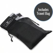 Healthsmart Fabric Resistance Bands Targets Abs Glutes Quads Caes Hamstrings 3 Bands With Variable Resistance Levels Minimum 15lbs And Maxes At 70lbs Travel Case Exercises Included - Greys - View 5