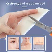 Invisible Silicone Scar Care Patch - Odorless, Portable And Freely Adjustable, Easy-To-Apply Body Scar And Blemish Covering, Skin Care Tool