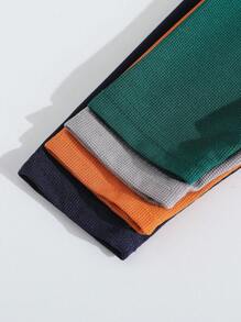 4pcs Kids Long Sleeve T-Shirts, Lightweight, Spring/Autumn, For Boys & Girls, Fits Age 4-12 Years