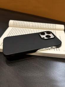 极简高端无框散热黑色手机壳适用于 17 Pro Max/17 Pro/17 Air/17/16 Pro Max/16 Pro/16/16 Plus/15/15 Pro Max/15 Pro/15 Plus/11/12/13/14 Pro Max/XS/XR/11 Pro/11 Pro Max/12 Pro/12 Pro Max/13 Pro/13 Pro Max/7 Plus/14 Pro/14 Pro Max/14 Plus/7 Plus/8 Plus/8/SE2，创意设计，男女适用 - 黑色-無邊框 - 查看 5