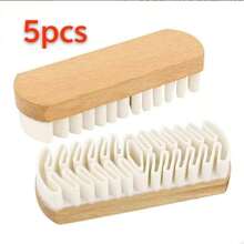 Plastic Suede Shoe Brush Decontamination Cleaning Brush Dust Clean Shoe Brush Suede Suede Shoe Brush Soft Hair Shoe Brush Blister Net Color Random