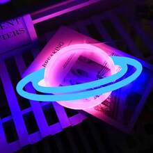 1pc Game Controller Neon Light Sign, Battery Or USB Powered, Alien, Star, Thunder, Lightning Flame Neon LED Decorative Light For Gamer Room Decor, Live Streaming, Party, Home, Wall Decor, Christmas