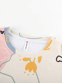 2 件套女式套头长袖睡衣套装，包括长裤，春秋室内服装