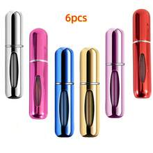 3/6Pcs Portable Mini Refillable Perfume Atomizer Bottle, Travel Size Refillable Perfume Refill Bottle - Perfume Atomizer Refillables,Portable Cosmetic Bottle , 5ml Perfume Bottle With Bottom Filling