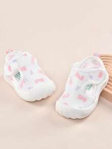 春夏 0-3 岁婴儿初学步鞋防滑软底网眼透气舒适婴儿凉鞋