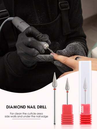 1 pièce Foret à ongles en corindon, retire les cuticules