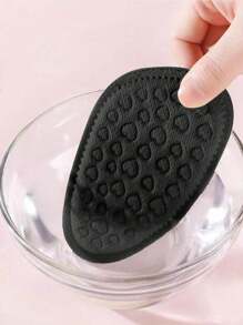 1/2/5 Pairs Of Anti Pain And Anti Slip Half Size Soft And Breathable Round Toe Heart Forefoot Pad High Heels Casual Shoes Insole