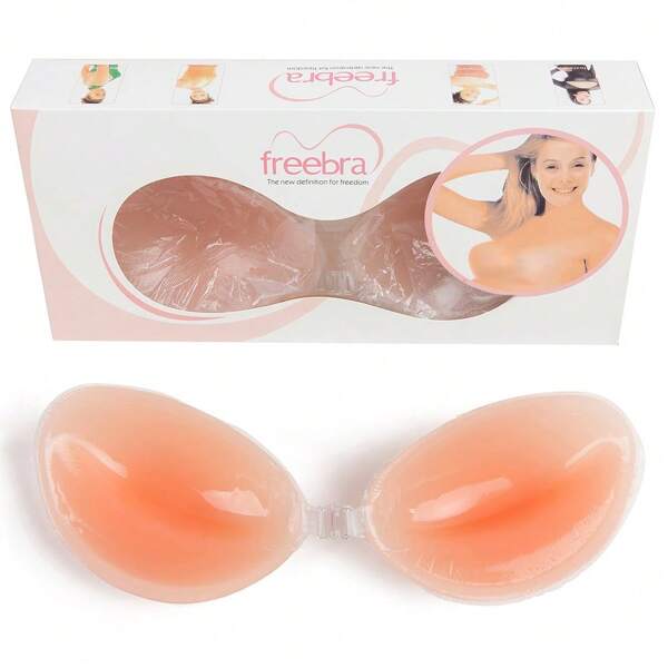 Silicone Adhesive Bra Pads, Shoulder-Free Invisible Bra Stickers, Waterproof & Breathable, Suitable For Party Dress And Costume