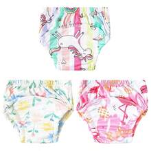 5pcs Reusable Baby Training Pants, Waterproof Washable Infant Cloth Diaper Covers, Breathable Potty Training Underwear - Multicolor - View 60