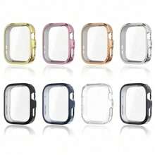 Cubierta suave plateada para protector de pantalla de Smartwatch HW Fit 4 Fit4 Pro, carcasa protectora, accesorios