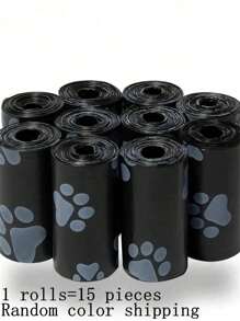 300/225/150/75 Pieces/Set Multi-Color Monochrome Pet Garbage Bag, Dog Hygiene Cleaning Tool, Waterproof Pet Garbage Bag | Thick, Durable, Odor Control For Food Hygiene And Pet Cleaning