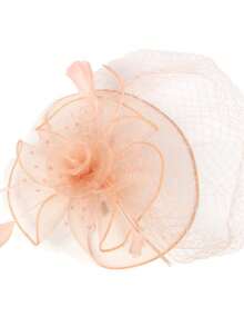 Mũ Fascinators Mũ 20s 50s Mũ Pillbox Mũ Tiệc Trà Có Mạng Che Mặt Cho Bé Gái Và Phụ Nữ - Nhiều màu - Xem 18