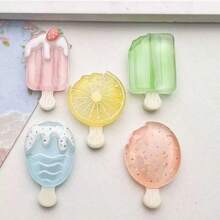 6pcs/12pcs Fruit Popsicle Refrigerator Magnet, Office Whiteboard Kitchen Home Bedroom Decoration Refrigerator Memo Sticker Birthday Gift Graduation Ceremony Wedding Decoration