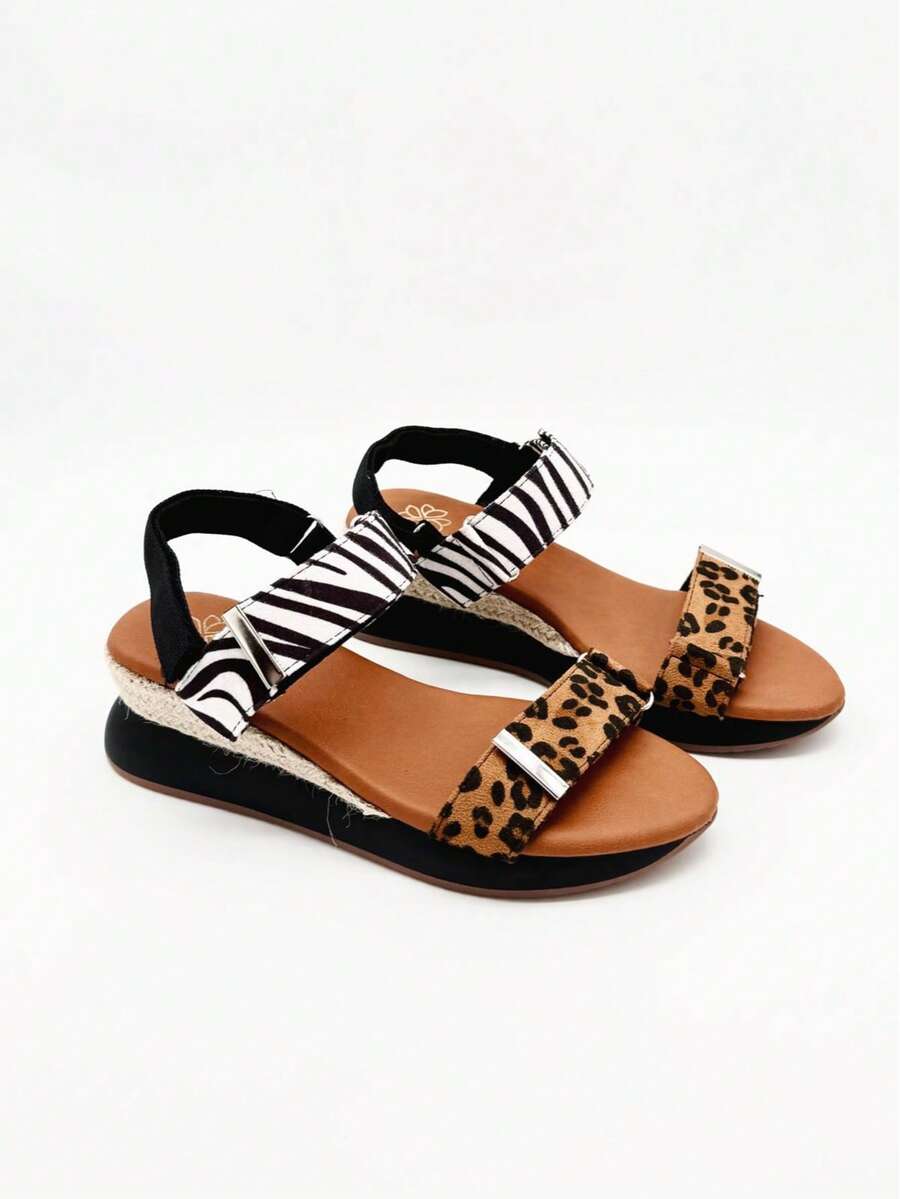 Casual Sport Sandals With Thick Soles And Adjustable Straps For Optimal Support, Open-Toe Summer Shoes For Beach And Daily Wear - LEOPARDO - View 1