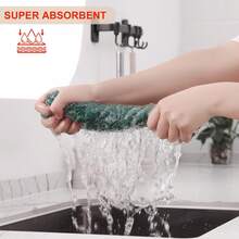 100% Cotton Waffle Weave Kitchen Towels, 4-Pack Super Soft And Absorbent Kitchen Dish Towels For Drying Dishes, Kitchen Hand Towels, 13 In X 28 In, Dark Green - Multicolor - View 5