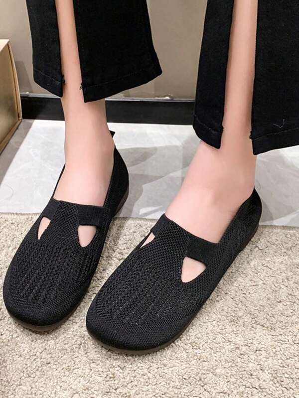 Women's New Fashion Soft Bottom Spring Summer Autumn 2025 Woven Fabric Shoes