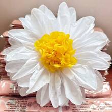 6 buah Dekorasi Pompon Kertas Bunga Daisy, Dekorasi Gantung Bunga Putih & Kuning Cocok untuk Ulang Tahun, Pernikahan, Pesta, dan Kelas. - MultiWarna - View 11