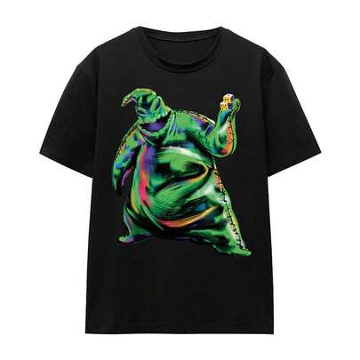 Disney Unisex Adult Oogie Boogie Painted TShirt (Black)