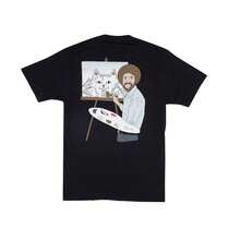 Special Offer  Street Wear RIPNDIP Cat Print Middle Finger Casual Sports Fashion Couple Men Women Short Sleeve T - - White - View 7