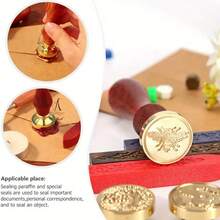 1 buah Stempel Segel Lilin Kustom - Stempel Segel Lilin dengan Gagang Kayu, Cocok untuk Kerajinan Tangan, Amplop, Kemasan Hadiah, Hadiah Wisuda, dan Undangan Pernikahan - Beraneka warna - View 11
