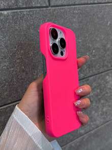 Ốp lưng điện thoại tản nhiệt không viền màu đỏ hồng cao cấp tối giản tương thích với iPhone 17 Pro Max/17 Pro/17 Air/17/16 Pro Max/16 Pro/16/16 Plus/15/15 Pro Max/15 Pro/15 Plus/11/12/13/14 Pro Max/XS/XR/11 Pro/11 Pro Max/12 Pro/12 Pro Max/13 Pro/13 Pro Max/7 Plus/14 Pro/14 Pro Max/14 Plus/7 Plus/8 Plus/8/SE2, Thiết kế sáng tạo dành cho cả nam và nữ - Hoa hồng đỏ-không viền - Xem 7