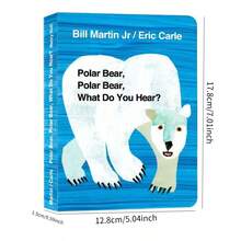 English Picture Book & Classic Literary Work, Brown Bear, Small Bear, Polar Bear, Panda Bear, Bedtime Reading, Daily Life Journal, Round Corner Design - Multicolor - View 4