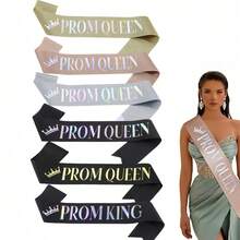 1pc/Set. Fashionable Onion Fabric Formal Belt. Shoulder Strap For Single Party, Dance Event, Glittering Waist Belt Suitable For Both Men And Women.Queen And King Of The Dance Floor.