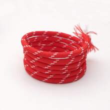 5M 5mm Corda Trançada Multiúso - Corda Colorida de Poliéster para Cordões Externos, Fazer Pulseiras, Chaveiros, Coleiras de Cachorro