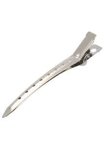 Kit 12 Duckbill Hair Clips/Clips - Silver - View 2