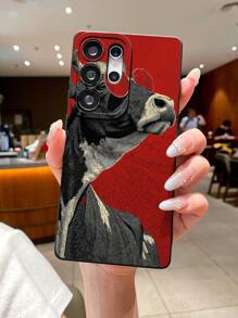 Neuer matter Textur Handyhülle, Sturzsicher Kratzfest Abweisend Schwarz TPU Soft Shell mit Kameraobjektiv-Schutz, kompatibel mit Apple, Samsung, Xiaomi Redmi, OPPO, VIVO