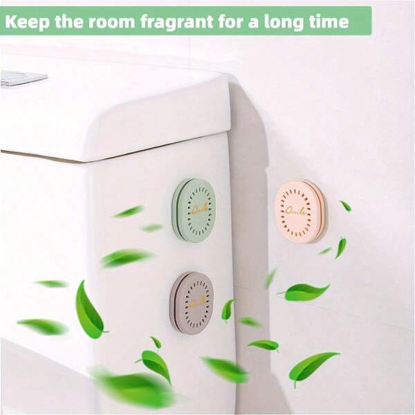 4pcs+1pc Lasting Fragrant Air Freshener With Extra Shell, For Home, Car, Bathroom, Bedroom, Solid Aromatic Odor Eliminator Box For Wardrobe, Shoe Cabinet, Deodorize Bathroom, Long-Lasting Freshness