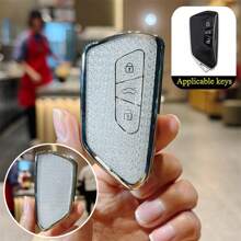 1 Pc 3 Buttons TPU Car Smart Key Protective Cover, Fit For 2020-2021 New Golf 8