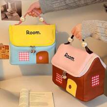 Bolsa de cosméticos de alta calidad con diseño de dopamina para niñas, bolso con gran capacidad y compartimentos, organizador de viaje impermeable, bolsa para maquillaje, bolsa para artículos de cuidado