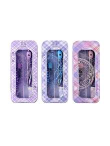 圆规尺套装、专用直尺套装、三角尺套装、小学生专用软尺套装。专业绘画。返校季/毕业季礼物，学校用品，返校季 - 套裝 包含(金屬收納盒) - 查看 11