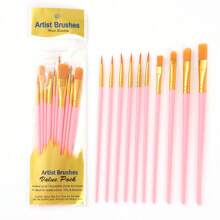 10pcs Fine Detail Painting Brush Art Craft Brush Set-Gifts For The Start Of School Season,Back To School,School Supplies