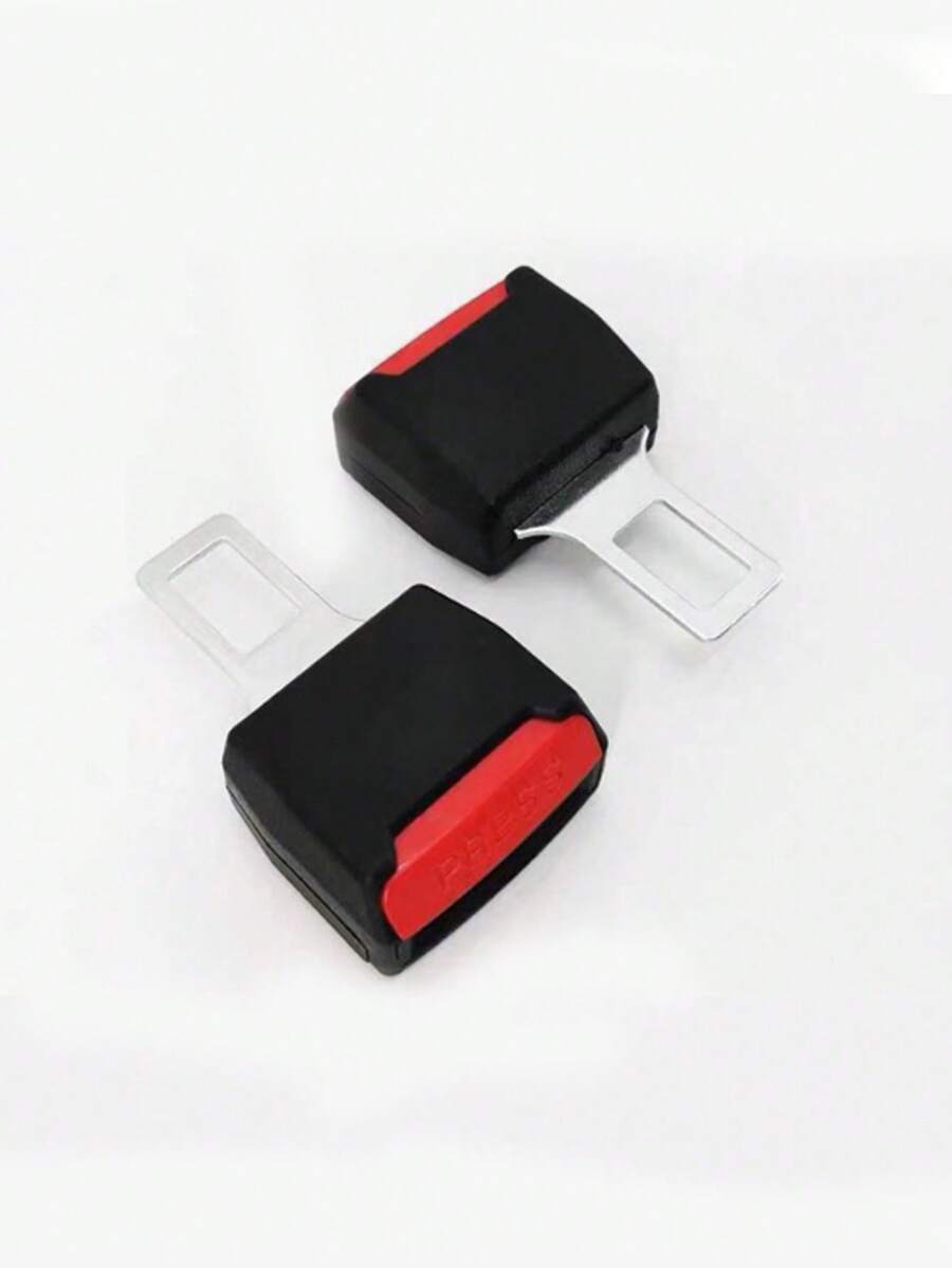 1 件加厚汽车安全带扣保护器，通用安全带延长夹 - 黑色 - 查看 1