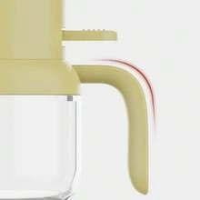 Pulverizador De Aceite Cocina Botella Difusor Aceite alimentos cocina pulverizador spray resistente moderno utensilio saludable multifuncional preventivo fácil lavar compacto - Beis - Ver 6