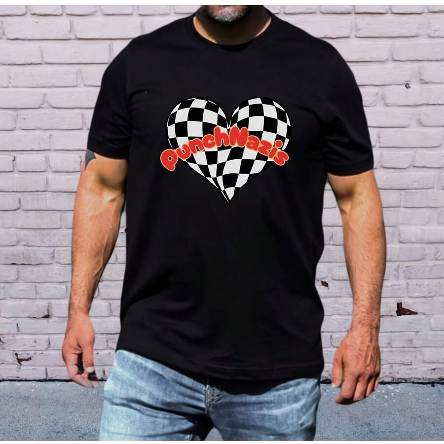 Punch Nazis Shirt, Anti- , Resistance Graphic T-Shirt, Activist Clog,  Fasci, Protest Shirt, Political Statet Shirt220G Heavyweight 100% Cotton T-Shirt. , This Offers The Perfect Balance Of Comfort And Structure. Soft To The Touch But Built To Last, It's A Staple For Those Who Demand More From Their Clog. Breathable, Stylish, And Versatile Enough For Any Outfit, This Shirt Keeps Its Pe And Feel, Wash After Wash. Cotton Manfinity Ropa De Hombre Clog S Camias De Hombre Matching Outfits For Couples 's Couple Matching Clothes Vintage Shirts Sumwon Streetwear Sumwon Hombre Dmanfinity Romwe Summer Clothes Horror Y2k Anime Shirt Graphic S Streetwear Cistian Clothes Funny T Shirts Band S Beer Shirt Dad - Black - View 1