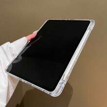 Transparent Soft Case Is Suitable For Ipad11 Tablet Protective Case Air6/5/7 All-Inclusive Pro11 Inch Light And Thin 12.9 Inch Simple Air13 Inch With Pen Slot Ipad10 Anti-Drop Mini7 - [Transparent Single Shell] - View 3