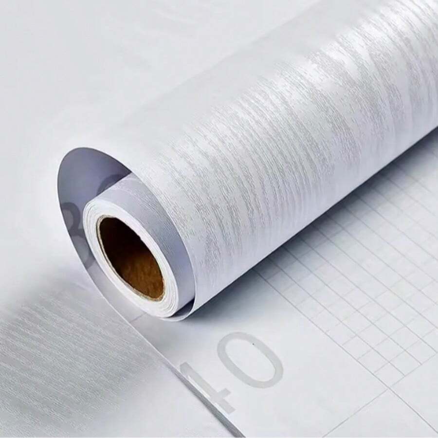 Goldfarben dickwandige Holzmaserung selbstklebende Tapete, Schränke, Esszimmertische, Schrank Möbel Renovierung dekorative Aufkleber, wasserbeständig, feuchtigkeitsbeständig, abriebfest und hitzebeständig, abnehmbar mit Klebstoff auf der Rückseite, hinterlässt keinen Klebstoff, schnelle Montage sobald Sie sie von der Tapete ablösen